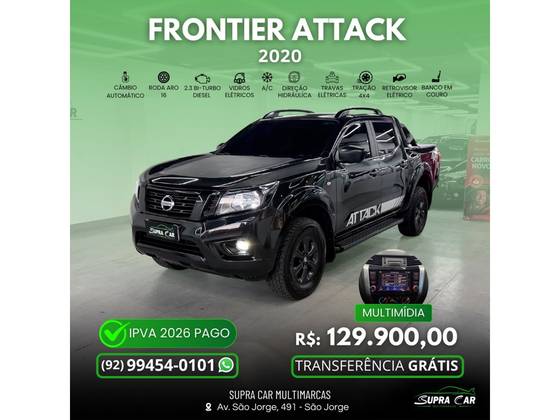 NISSAN FRONTIER 2.3 16V TURBO DIESEL ATTACK CD 4X4 AUTOMÁTICO NISSAN FRONTIER 2.3 16V TURBO DIESEL ATTACK CD 4X4 AUTOMÁTICO